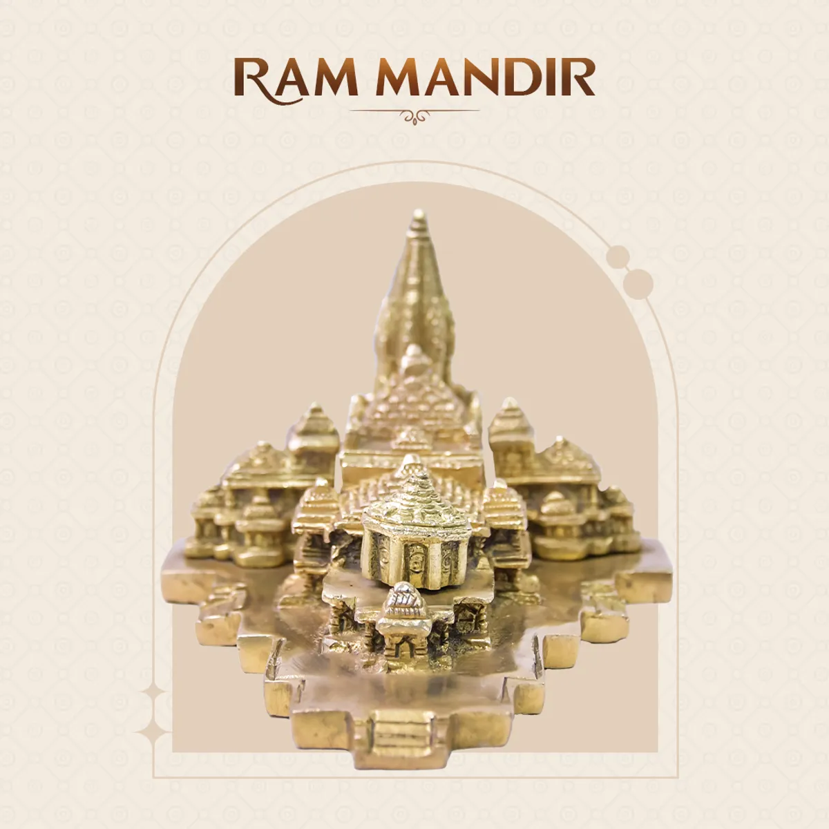 Superfine Brass Ram Mandir – Ayodhya